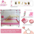 Extra Large Rabbit Cage Double-layer Type Medium Villa Dutch Hamster Cage