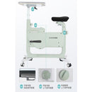 Foldable Indoor Stationary Bike Spin Bike Indoor Cycling Home Exercise Bike Magnetic Control Mute