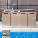 Stainless Steel Cabinet Simple Kitchen Cabinet Counter Stiller Cabinetself-assembly Economy Cabinet