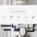 Black/white Family Dresser And Chairs,simplicity Bedroom Table And Chairs Economic European-style Dr