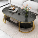 ARPER Nordic Light Luxury Coffee Table Simple Modern Creative Sofa Side Table Wrought Iron Bedroom