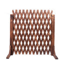 Outdoor Anticorrosive Wooden Fence Guardrail Telescopic Indoor Flower Garden Courtyard Decoration