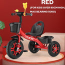 BabyDairy Tricycle 1-5 Years Old Multifunction Children Tricycle Baby Bicycle With Anti-slip Wheels