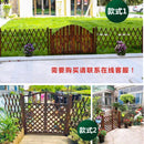 Wooden Fence Anti-corrosion Carbonized Retractable Wooden Fence Yard Fence Durable And Stable Yard