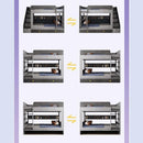 LAL Modern Simple Bed Frame Get On And Off The Bed Parallel To The High Low Bed Of The Same Width