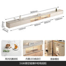 Cream Wind Rock Plate Hanging TV Cabinet, Living Room, Luxury, Modern, Simple, High Style, Suspended
