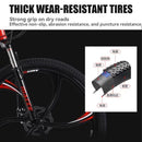 MACCE Foldable Mountain Bike 24/26 Inch Variable Speed Foldable Bicycle Double Shock Absorption
