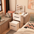 YICHANG Nordic Dressing Table Bedroom Modern Simple Small Family Type Flip Small Dressing Table Mini