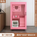HOOPET Cat Cage Solid Wood Villa Pot Cage Super Large Luxury Cabinet Nest Kitten Double Deck Three