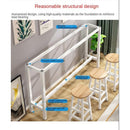 (Custom Size) Bar Table And Chair Set Against The Wall High Table Household Simple Small Bar
