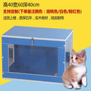 Cage Villa Luxury Home Apartment Double-deck Large Size with Toilet House Glass Cat Cabinet Solid