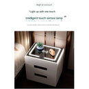 Smart Table Modern Locker Nordic Bedroom Multi-functional Bedside Small White Paint Simple Cabinet