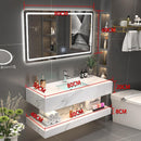 Modern Simple Bathroom Cabinet Combination Bathroom Set Bathroom Marble Wash Stand Wash Basin Wash