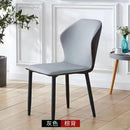 Dining Chair Home Nordic Leather Iron Chair Backrest Stool Hotel Restaurant Chair-005.SG