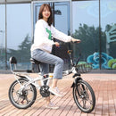 Phoenix Foldable Bicycle 7 Speed Variable Speed Foldable Bike High Carbon Steel Double Disc Brake