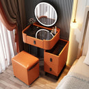 YICHANG Dressing Table With Mirror Light Luxury Vanity Table Simple Modern Bedroom Makeup Table With