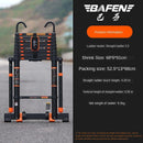 Portable Stairs Thickened Aluminum Alloy Engineering Telescopic Herringbone Household Folding Ladder