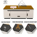 Foldable Dining Table Marble Table Top Small Apartment Home Retractable Coffee Table Folding Table