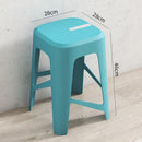 ćBuy 3 Get 1 FreećSimple Plastic Stackable Stools Living Room Use | Dining Chair/dining Stool |