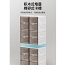 Foldable Shoe Cabinet Free Installation Plastic Shoe Box Rack Household Door Dust-proof Shoe Storage