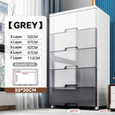 76CM Wide Storage Drawer Cabinet Space Saving Storage Cabinet Children's Clothes Household Plastic