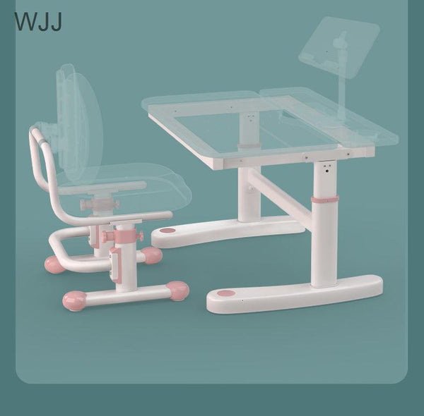 Desk Aiguole Children's Study Primary School Students' Set Family Lift Desk and Chair Simple