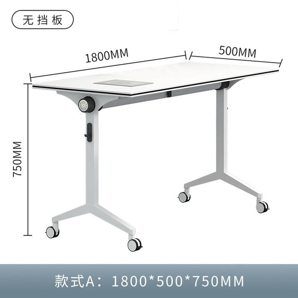 Folding Conference Tables And Chairs Combination Movable Desk