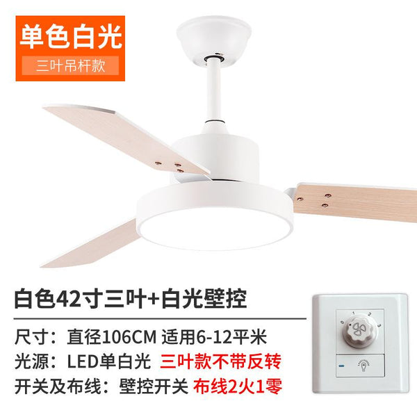 Nordic Style Ceiling Fan Lamp(Remote Control)modern Stylish Ceiling Light Living Room