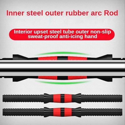 Adjustable Dumbbell Set Weight 10/15/20/30kg Barbell With Rubber Coated Foam Connector Home Fitness
