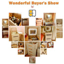 YICHANG Nordic Dressing Table Bedroom Modern Simple Storage Cabinet Integrated Flip Small Family
