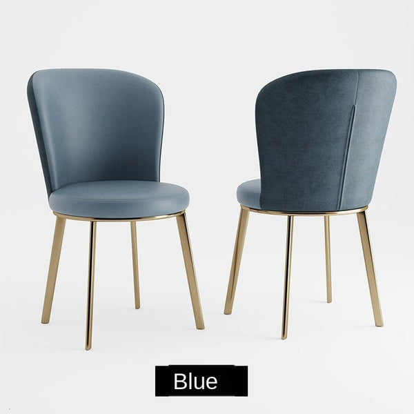 Nordic Dining Chair Ins Bedroom Lounge Chair Dressing Table Makeup Back Chair（Color Customization）