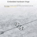 Y&U Foldable Coffee Table Marble Blister Folding Tempered Glass Side Table Household Dining Table