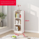 Floor Wall Bookshelf White Economical Sofa Modern Simple Narrow Corner Slit Shelf Small Bookcase