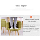 (MUWU) Simple Negotiation Stoic Table and Chair Combination 4 People Leisure Creative Reception Net