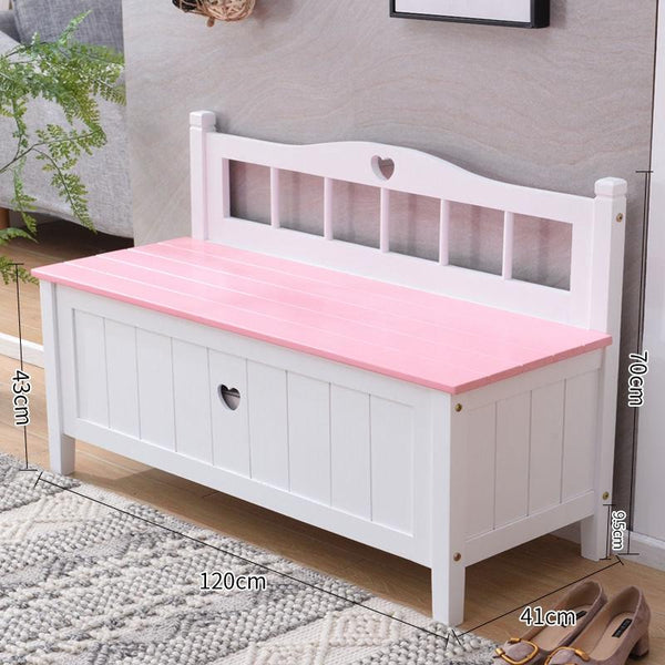 Solid Wood Replacement Shoe Stool Home Door Shoes Stool Can Sit Type Shoe Cabinet Storage Bench