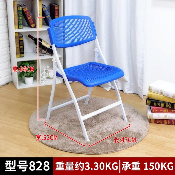 Foldable Chair Family Dining Chair Student Dormitory Armchair Simple Conference Stool Portable