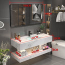 Zcm Modern Simple Bathroom Cabinet Combination Bathroom Set Bathroom Marble Wash Stand Wash Basin