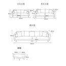 2-3 Seater Sofa Couch with Technology Fabric, for Small Apartments, Guest Room, Teenager's Room,