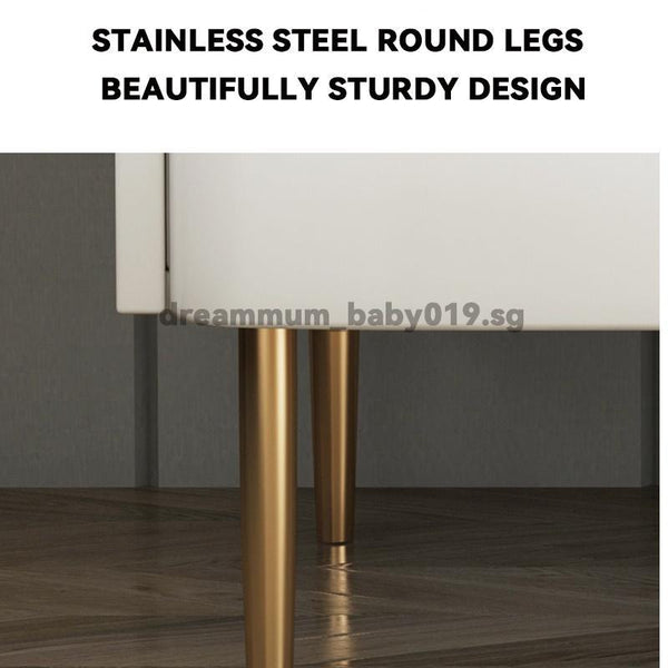 Light Luxury Bedside Table Nordic Modern Net Red Soft Bag Simple Bedroom Ultra-narrow Bedside Table
