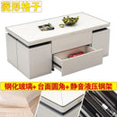 Lifting And Lowering Table Dual-use Folding Multi-functional Tea Tv Cabinet Set Storage Simple