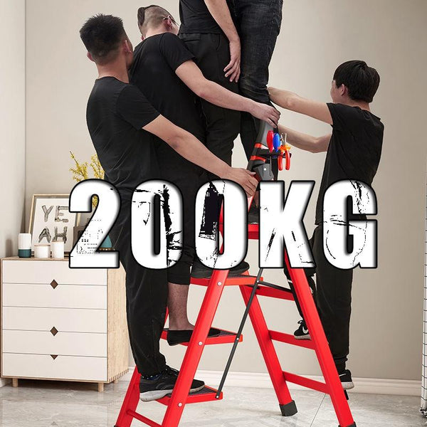 Kinbolee Indoor Step Stool Household Ladder Folding Climb Ladder Thick Multi-purpose Telescopic