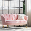 Nordic Flannel Sofa Home Living Room Bedroom Modern Simple Light Luxury Lazy Sofa 1/2/3 Seater Light