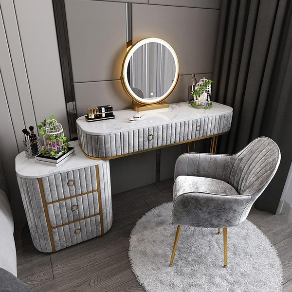 Luxury Marble Light Bedroom Net Red Style Modern Simple Storage Cabinet One Small Family Dressing
