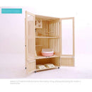 Byto Cat Cage Solid Cat With Cage Wood Villa Apartment Climbing Rack House Dispaly Cabinet Four