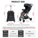 OSAD Baby Stroller Foldable Kids Travel Stroller Lightweight Compact Pram