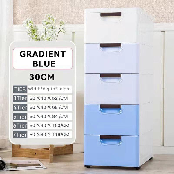 20/30/45cm Chest Of Drawers Cabinet Storage Cabinet Drawer Type Plastic Kitchen Slot Shelf Narrow