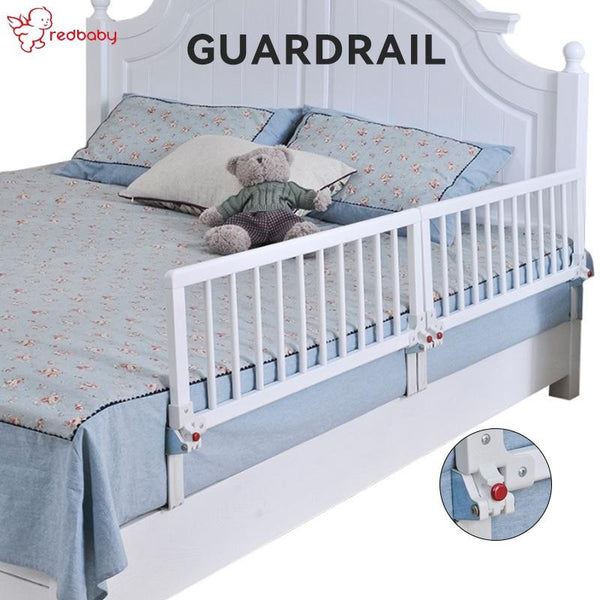 Safe Bed Guardrail Elderly Baby Child Anti-fall Guard Railing Solid Wood Foldable Guardrail Is