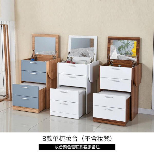 YICHANG Nordic Dressing Table Bedroom Modern Simple Small Family Type Flip Small Dressing Table Mini