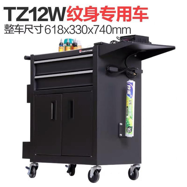 Tool cart Tankstorm Auto Repair Tool Cart Toolbox Multi Function Tattoo Workbench Drawer Type Tool