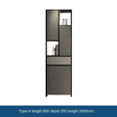 Okyeah Secret Off Cabinet Screen Partition Living Room Partition Cabinet Modern Minimalist Into The